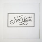 Bonjour New York Canvas