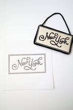 Bonjour New York Canvas