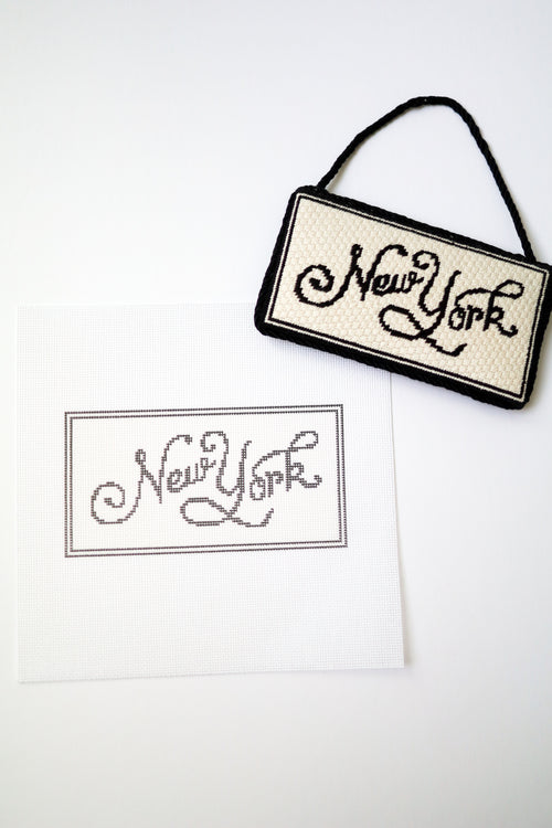 Bonjour New York Canvas