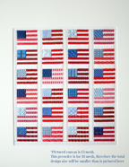 Flag Quilt - 18 mesh